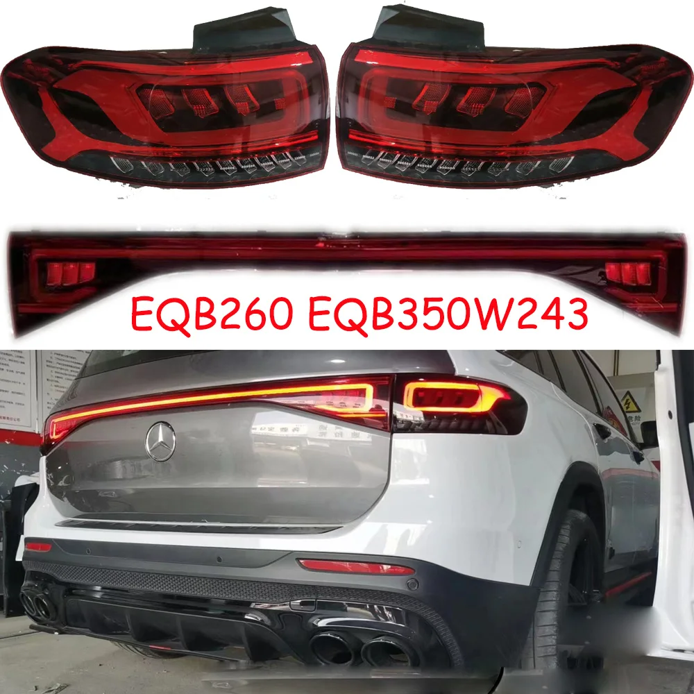 1pcs car accessories bupmer tail light for Mercedes benz W243 taillight LED 2021~2023y fog EQB260 EQB350 rear light