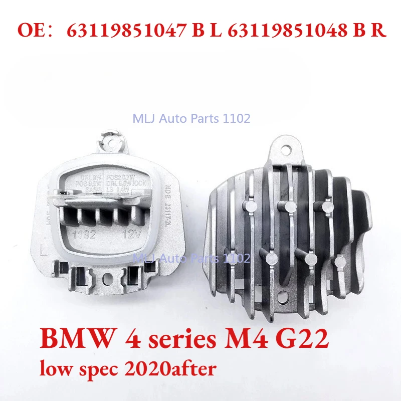 

OEM 63119851047 B L 63119851048 B R for DRL daytime running light module for BMW 4 series M4 G22 low spec 2020after