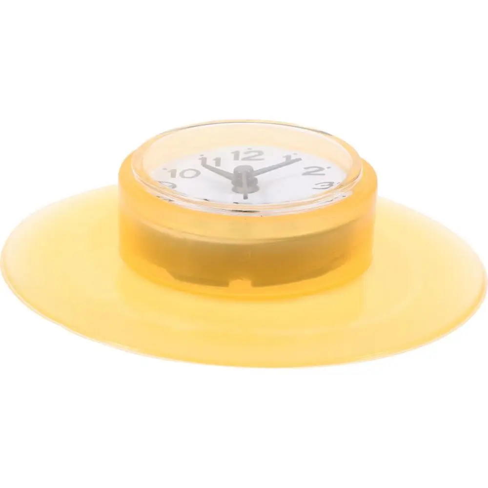 Wasserdichte Badezimmer-Saugnapfuhr, schlichtes Design, Antibeschlag-Duschwanduhren, stabile Spiegel-Sauger-Uhr für Wohnzimmer