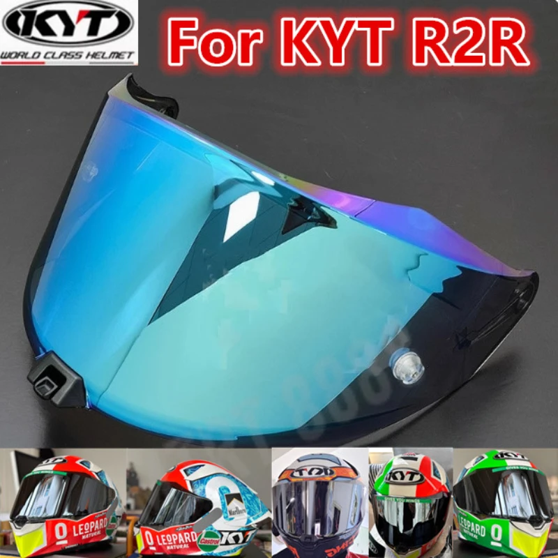 Helmet Visor for KYT R2R Shields High Strength Helmet Face Shield Sunshield Helmet Accessories Parts