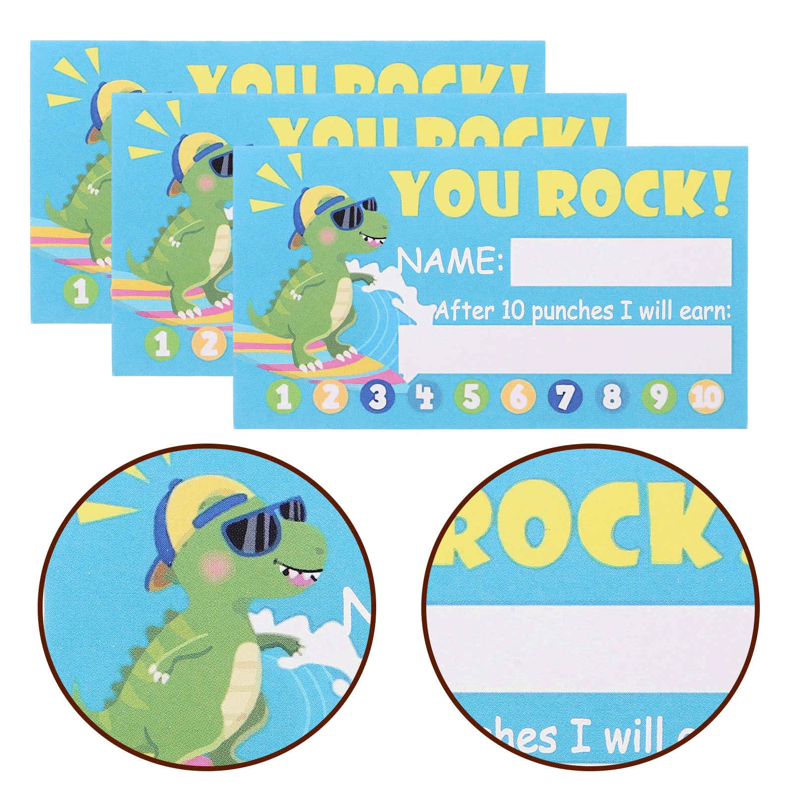 

250 шт. перфокарта награды поведение карты для классной комнаты, круглая бумажная система, учитель, студент