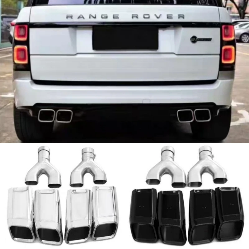 

Applicable to Range Rover Executive 13-17 exhaust pipe modification and upgrade SVO large surround four exhaust tail throat