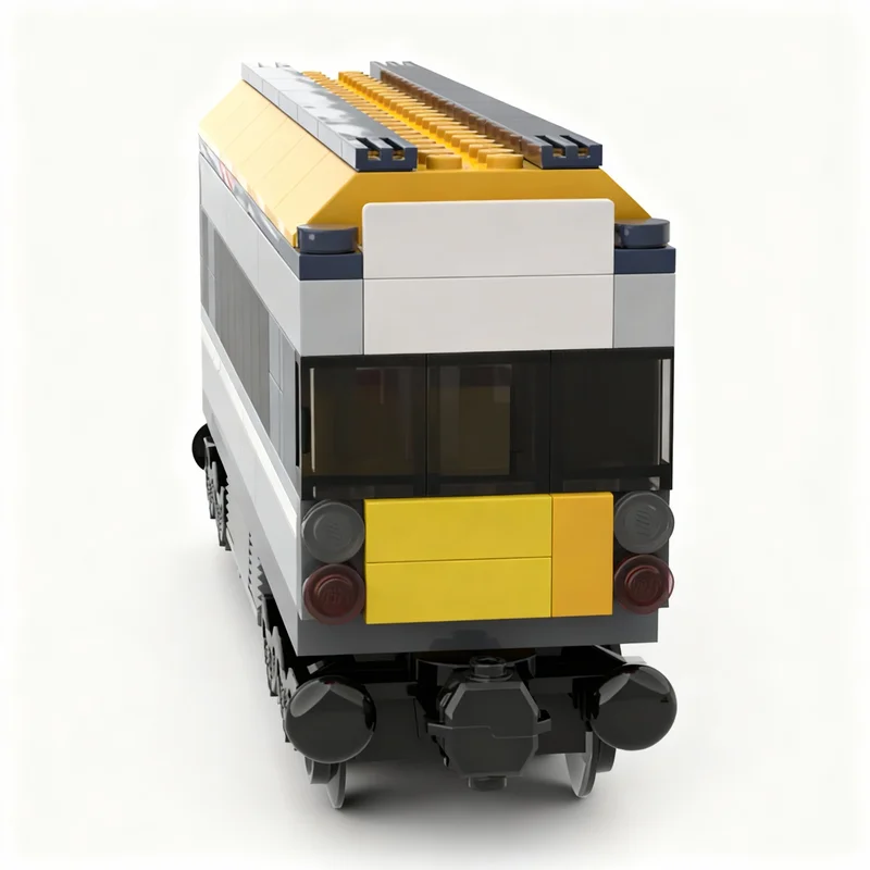 219pcs MOC 60197 Alt Build Cab Coach Conversion Model Building Blocks Home Decor Desk Display Shelf Accent Room Gift For Adults