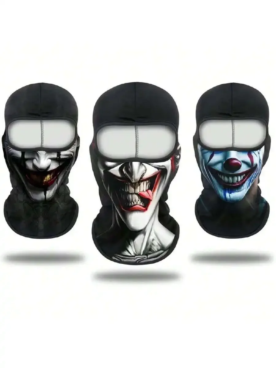 

3D Printed Full Face Balaclava Mask Cooling Neck Gaiter Sun Wind Dust Protection