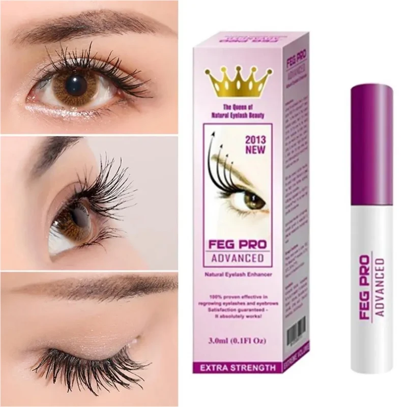 FEG Eyelash Grower Eyelash Growth Lengthening Thickening Eyelash Growth Solution Natural Curling Eye Enlargement Voluminous