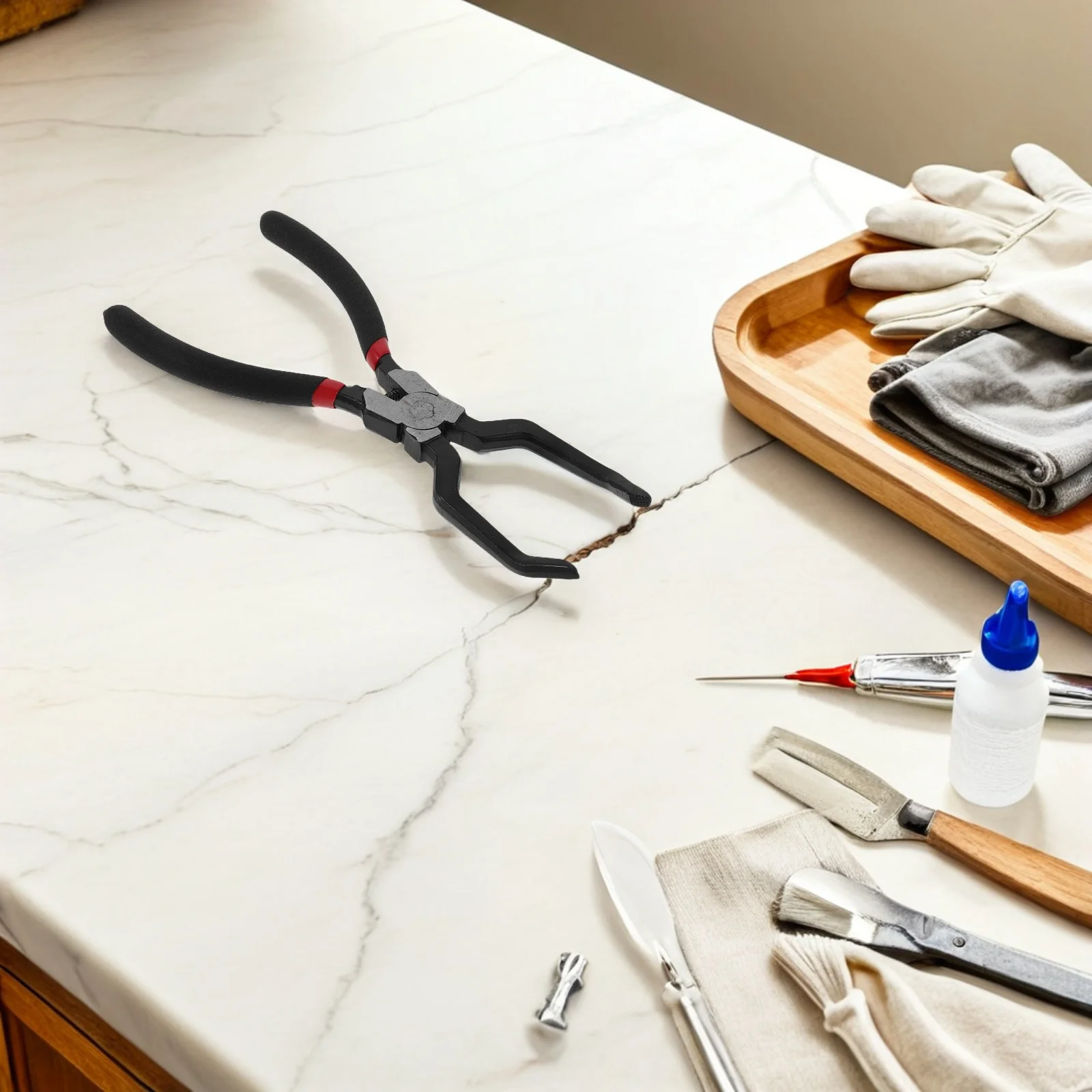 

8 Inches Electrical Connector Pliers Automotive Disconnect Tool For Car Wire Harness Plug Terminal Removal Cable Cutter Hand