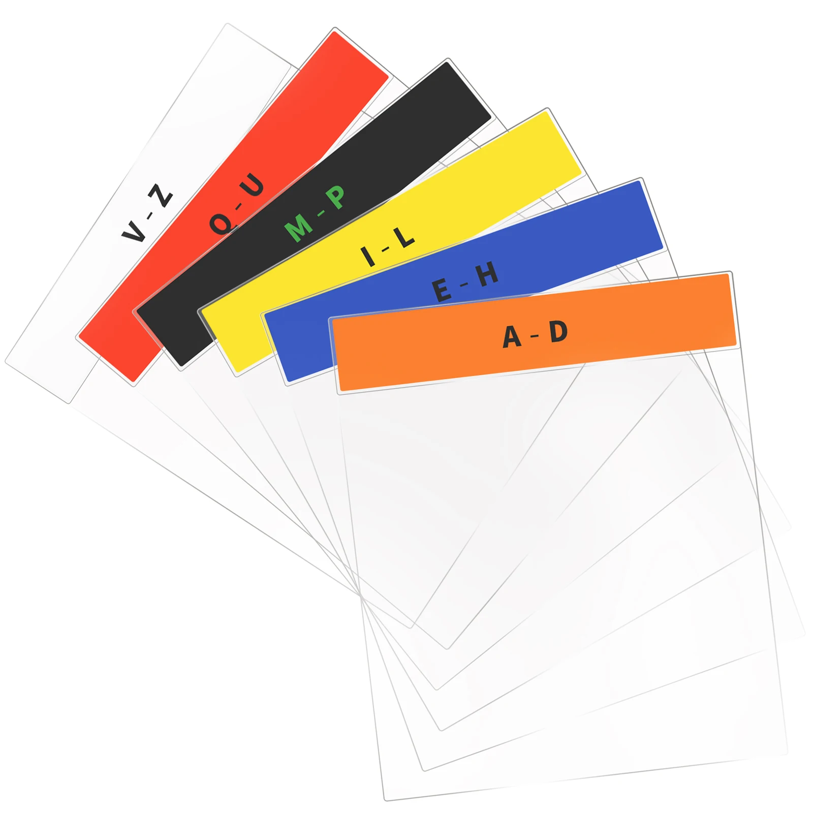 بطاقة تصنيف أبجدية من الفينيل لتخزين السجلات مقسم ملصق منظم LP بطاقة تصنيف لشاشة تخزين LP