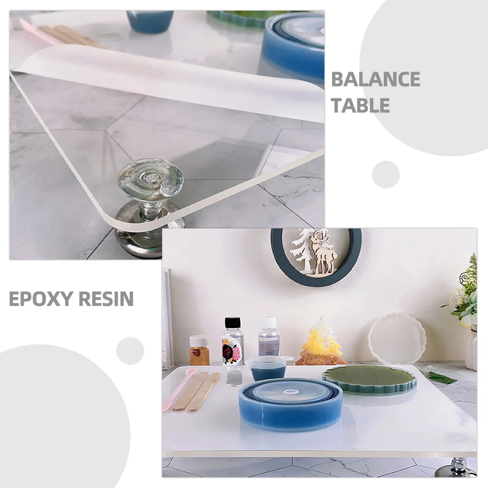 Adjustable Balance Table Resin Leveling Platform Epoxy Pouring Board Jewelry Work Mat Crafting Components Self Leveling Board