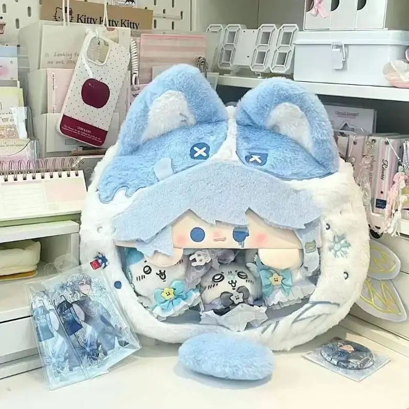

Presale Game Identity V Cosplay Prisoner Luca Balsa Big Mouth Transparent Campus Zipper Backpack Shoulder Bag