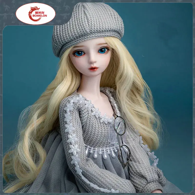 Handmade 1/3 Bjd Doll Full Set 60cm Hand-painted Makeup Fashion Sweater Girl Ball Jointed Dolls Toys for Girls Birthday Gift