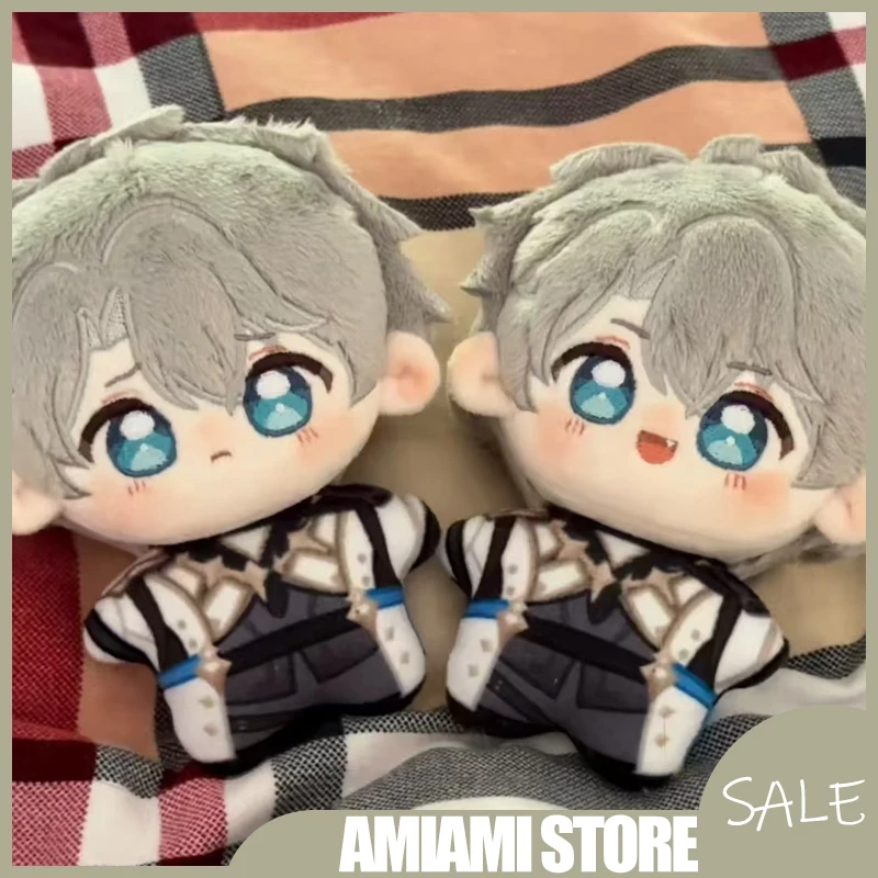 

10cm Honkai Star Rail Baihe Smiling Starfish Cotton Doll Cute Plush Backpack Keychain Anime Game Cartoon Birthday Character Gift