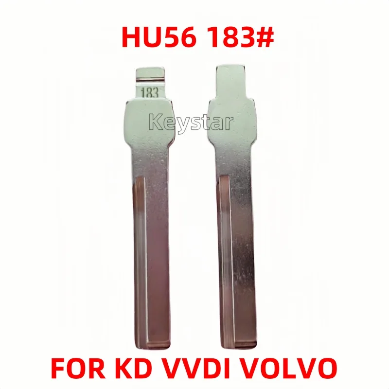 10 Stks/partij Metalen Auto Flip Key Blanco Hu56 Kd Flip Key Blade 183 # Hu56r Reserve Sleutel Hoofd Voor Volvo Voor Kd Keydiy Vvdi Xhorse