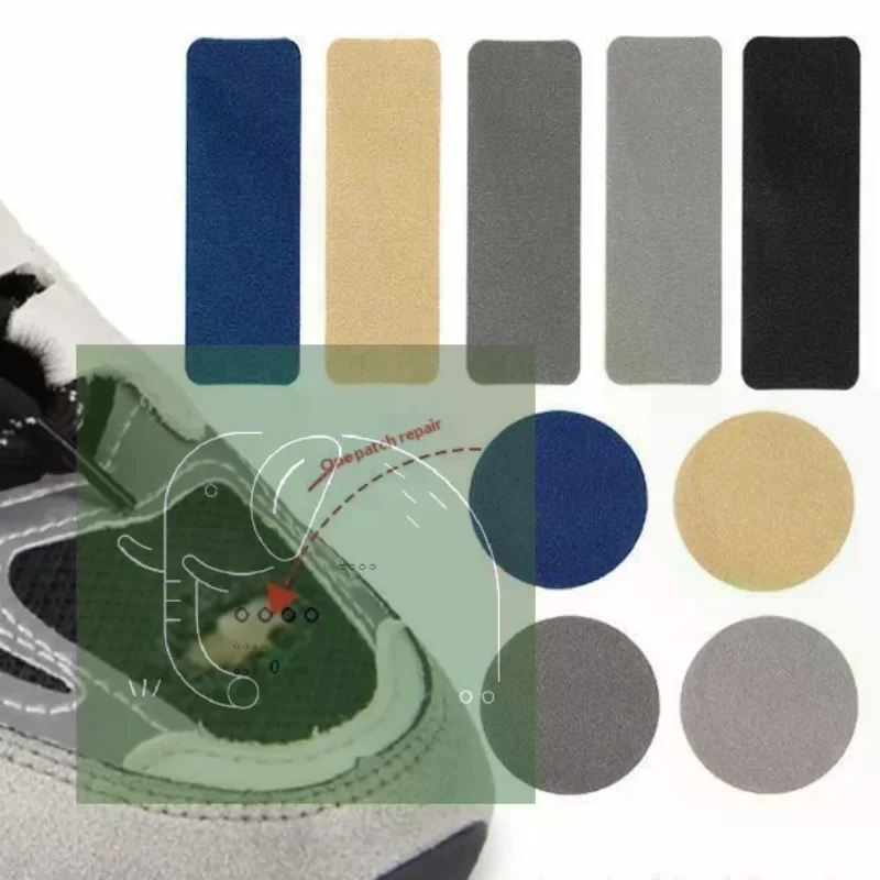 Strong Adhesion Shoe Repair Patches 6Pcs Self-Adhesive Heel Inner Lining Wear Repair Stickers for All Footwear Types