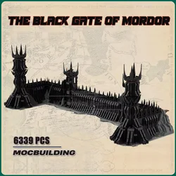Famous Film UCS The Black Gate of Mordor Large Model Moc Building Blocks DIY Assembly Bricks Toys Ultimate Collector Series