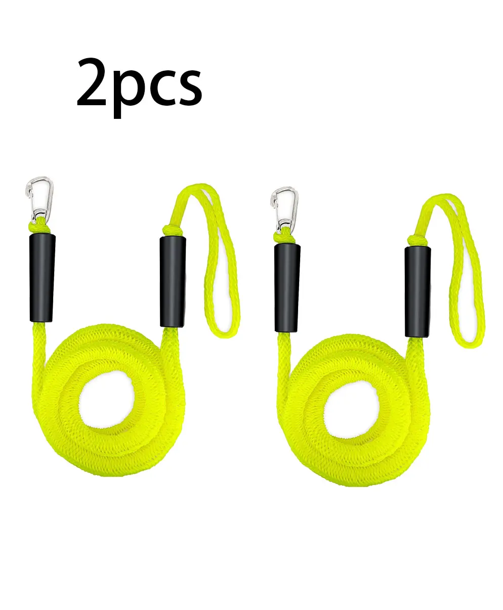 2/1 Stuks Dock Lijnen Elastische Mariene Touw Bungee Koorden Schok Banden Voor Kajak Waterscooter Jet Ski Ponton Kano Motorboot Accessoires