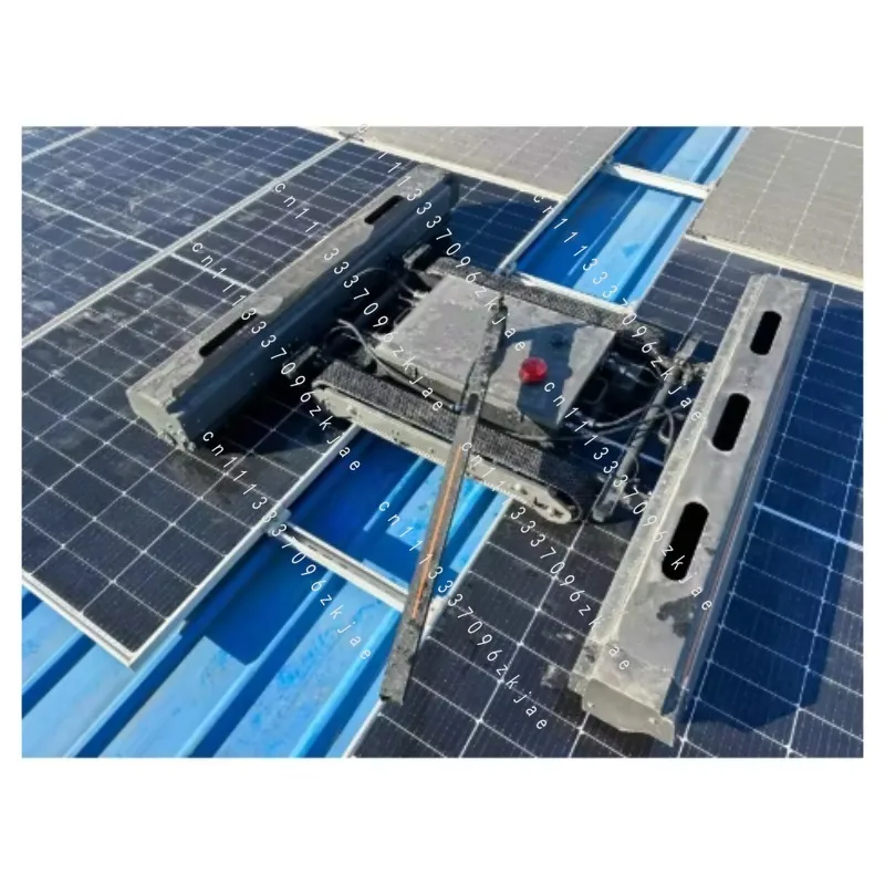 Automatic Solar Panel Cleaning for High Efficiency Extra Long Track Double Brush PV Cleaning Equipment