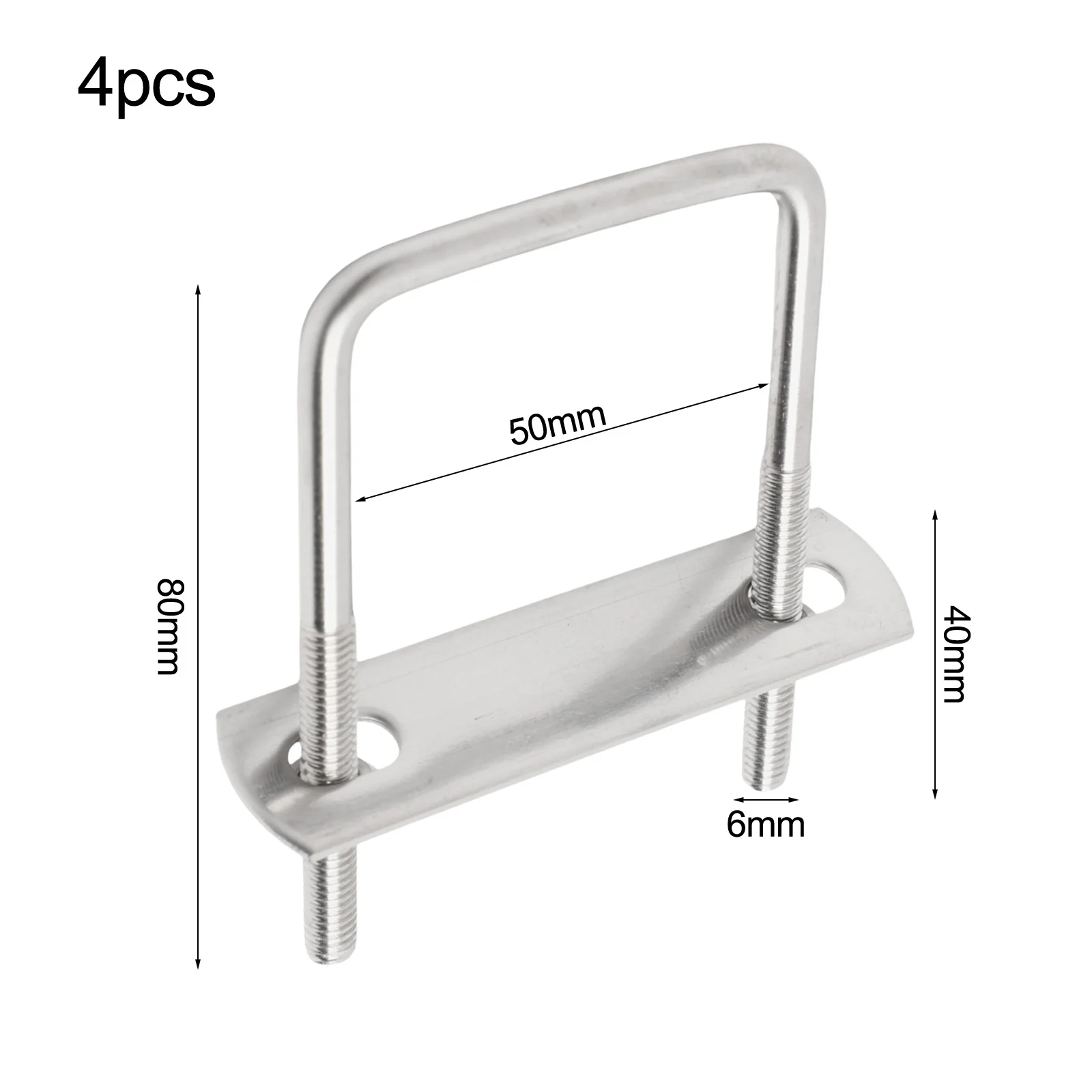 ボート修理用の頑丈なUボルト,50x80mm,修理用Uボルト,ハンドツールセット,ボート