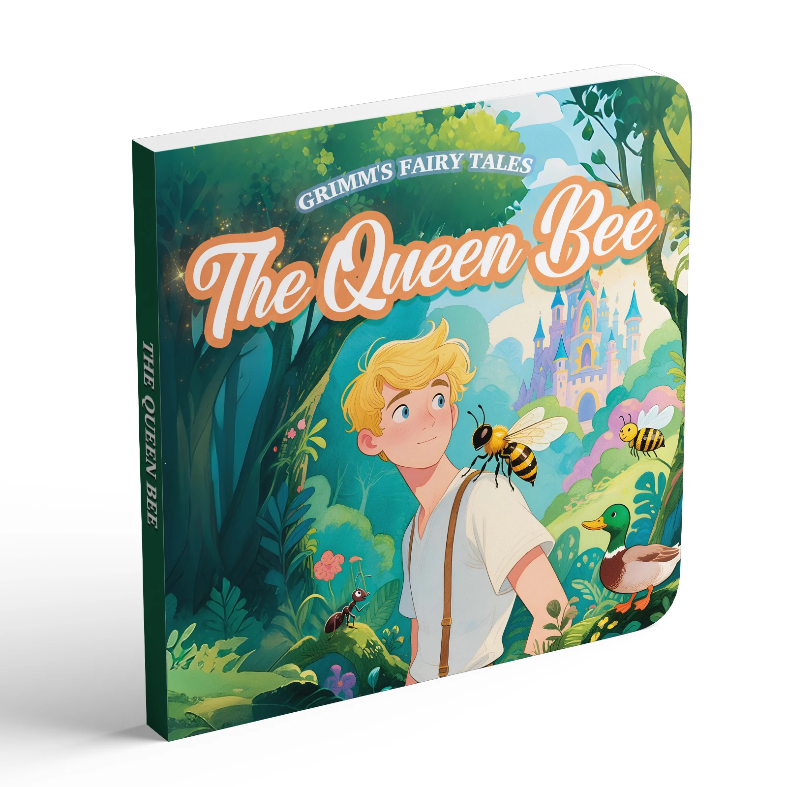 

The Queen Bee Fairy Tale Book | Classic Grimm’s Story with Colorful Illustrations for Kids & Family Reading
