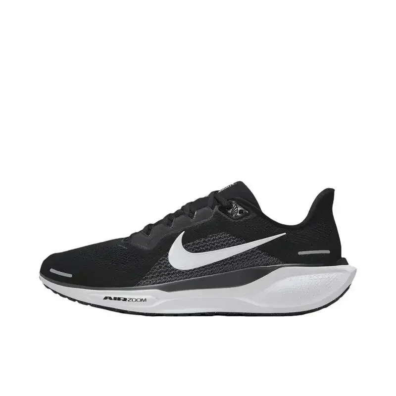 Nike AIR ZOOM PEGASUS 41, gemütlicher, leichter, belüfteter, dämpfender Stoff, rutschfeste Unisex-Laufschuhe, Weiß/Blau/Rosa HM3703-161
