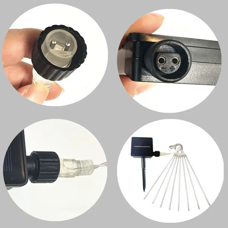 8 أنابيب 30/50 سنتيمتر الشمسية النيزك دش المطر عطلة قطاع ضوء الجنية ضوء في الهواء الطلق عيد الميلاد الديكور للمنزل شجرة مصباح حديقة