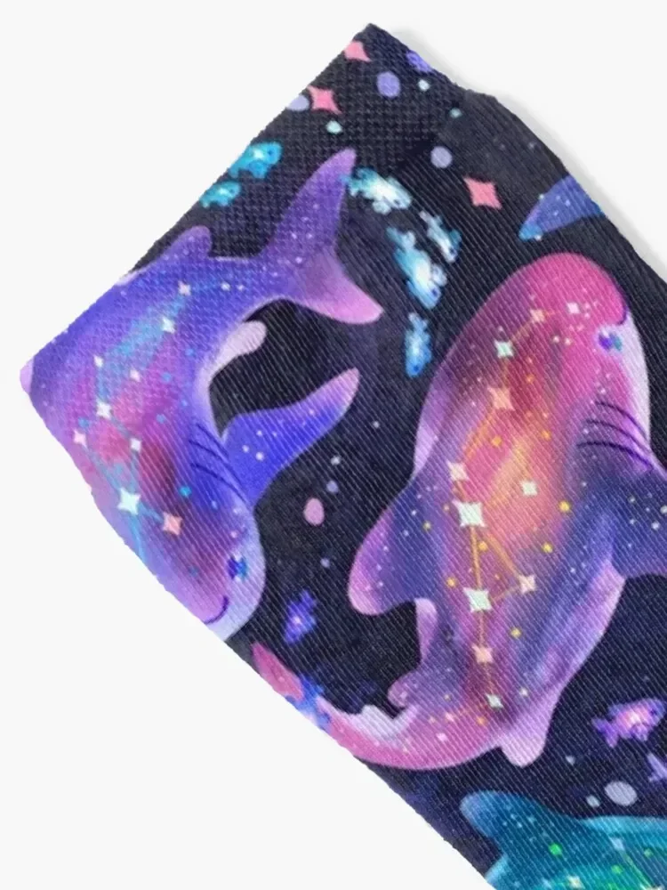 Cosmic Whale Shark Socks gym essential loose Boy Child Socks Women's