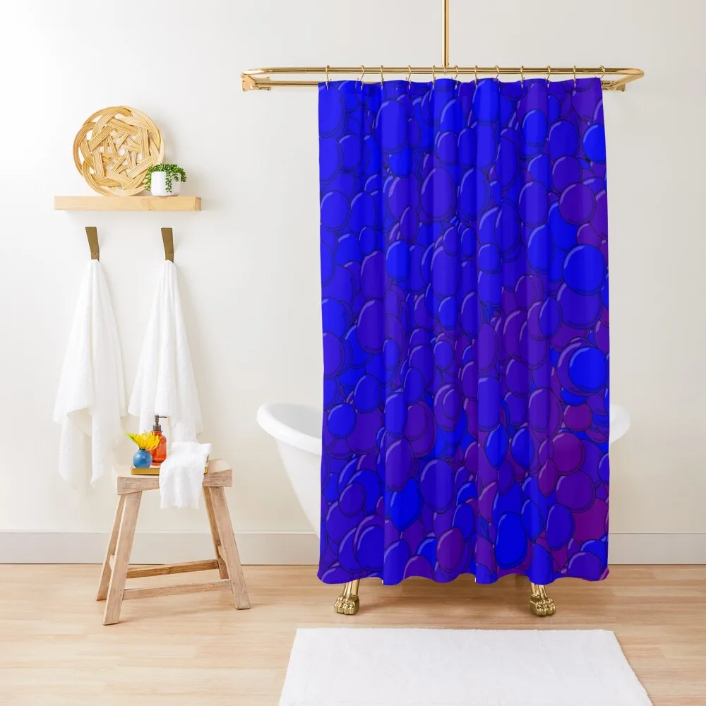 

Blue and Purple Bubbles Shower Curtain Bathroom Accessories Shower Bath Luxury Bathroom Shower Bathroom Set Curtain