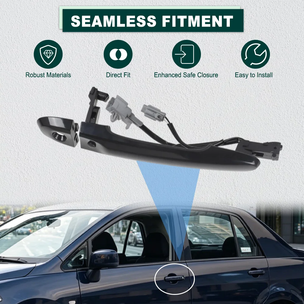 

Exterior Door Handle for Nissan Versa Sedan Micra March Juke Sunny Front Left/Right Outside Door Handle 82644-1FA5A
