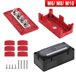 12‑48V 300A Heavy Duty Power Distribution Block Module Design Marine Bus Bar Universal for Truck for Car for Boat M6 M8 M10