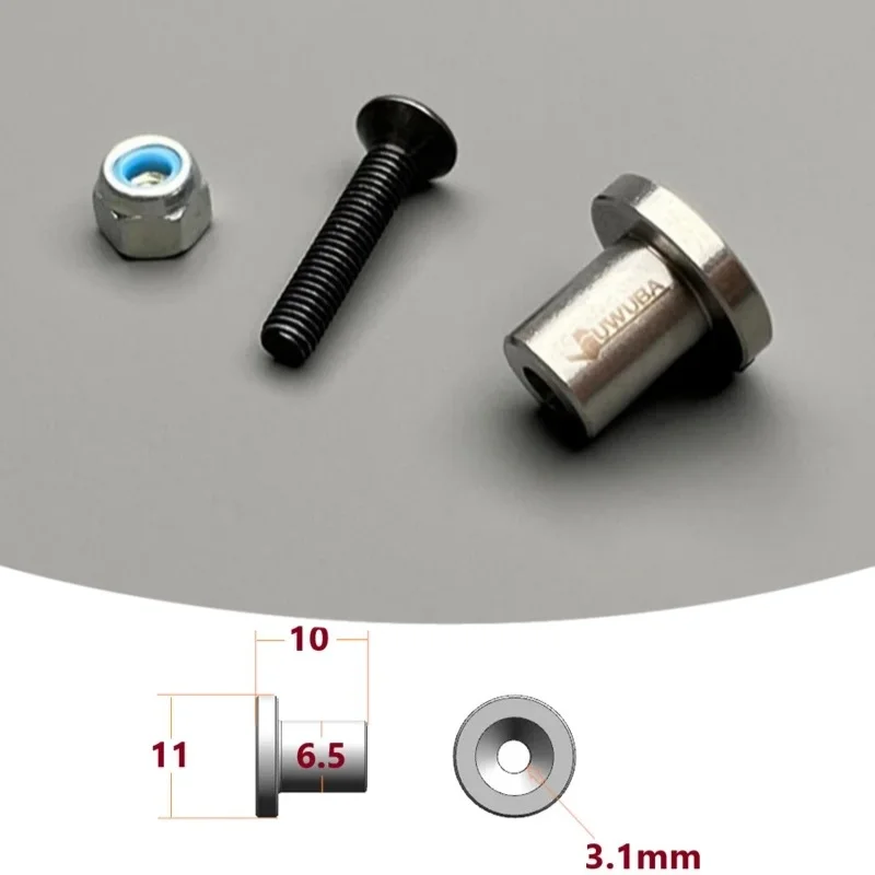 

1:14th Scale Stainless Steel Mushroom Head for Tamiya RC Truck Tipper SCANIA 770S 56368 ACTROS for BENZ 3363 MAN Model Car