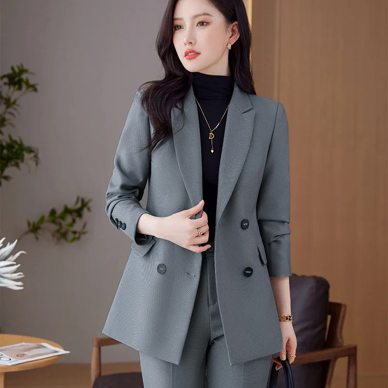 High-Grade Suit Jacket for Women Spring and Autumn 2023 New Professional Temperament Goddess Fan High-End Overalls Suit Suit