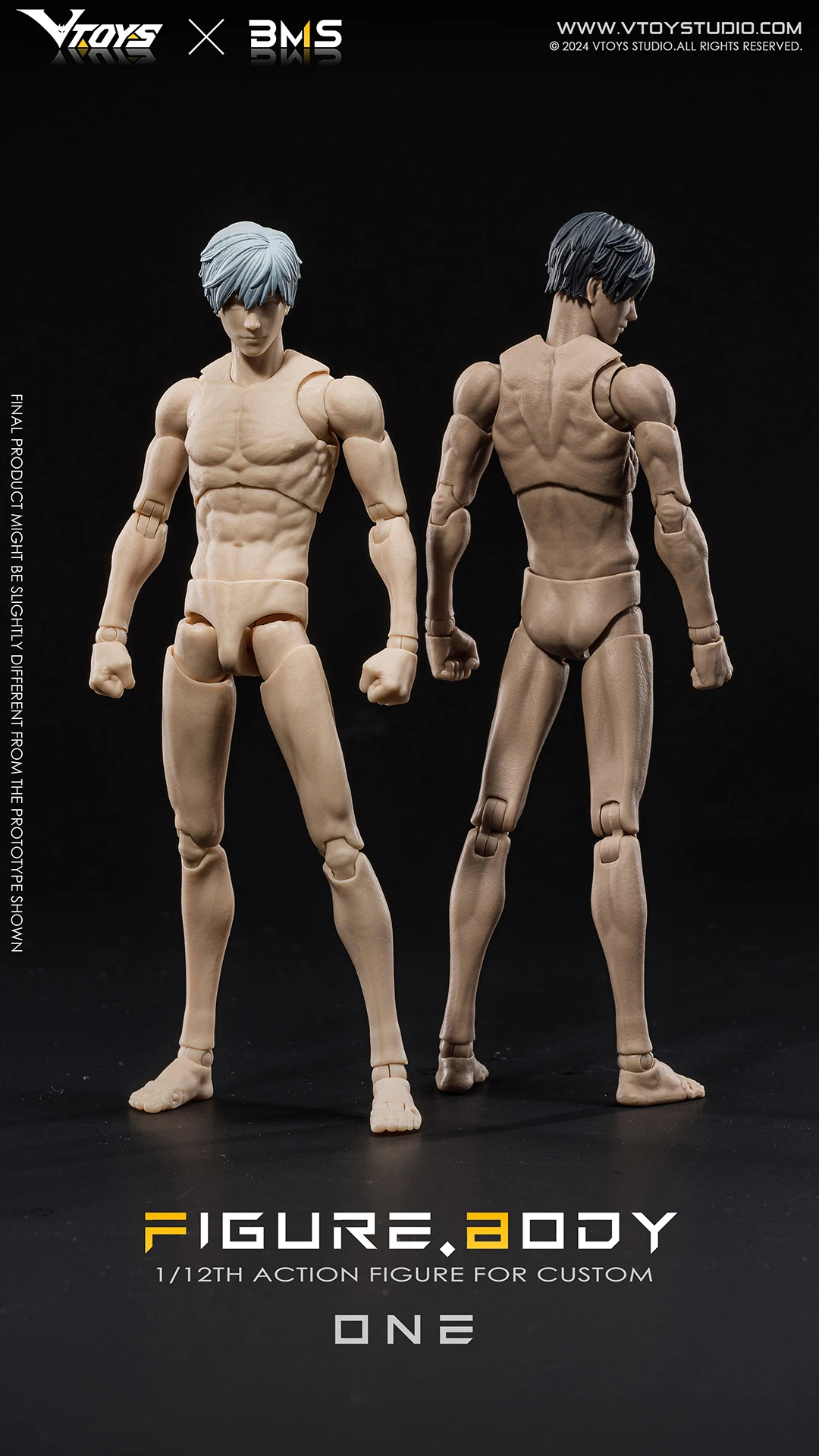 1/12 Vtoys X Bms Vb002 Vb003 Two Skin Colorssuper Flexible Movable Body Male Soldierfull Set Action Figure Model Customized