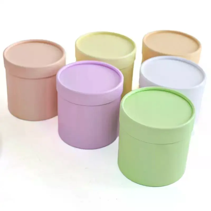 Round Bouquet Box 12x12cm Wedding Party Floral Arrangement Case Custom Flower Gift Presentation Box