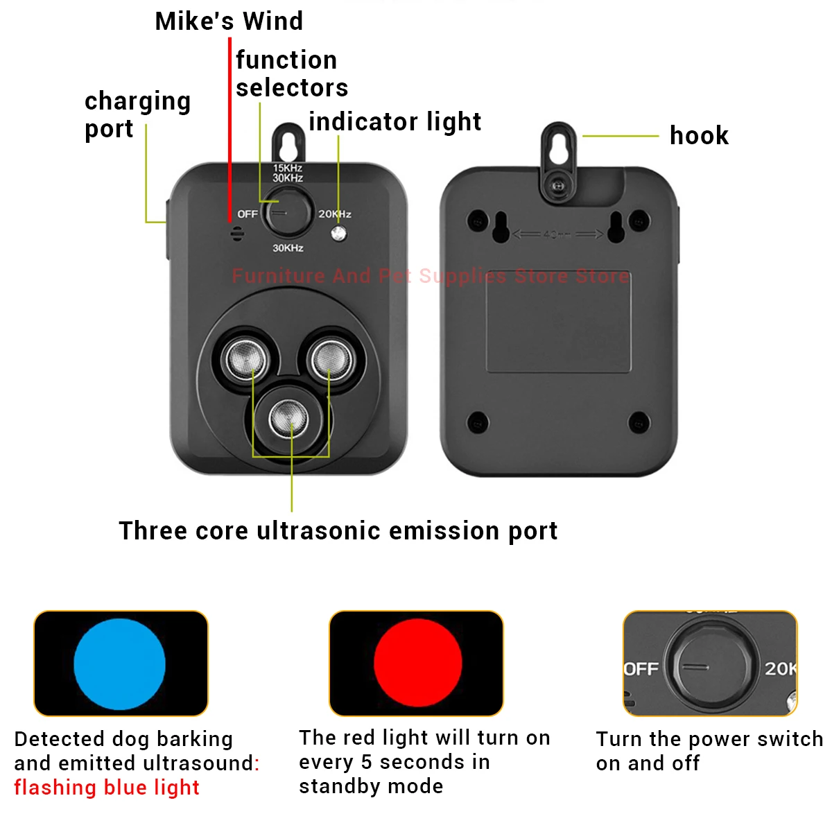 Ultrasonic Anti Bark Device 3
