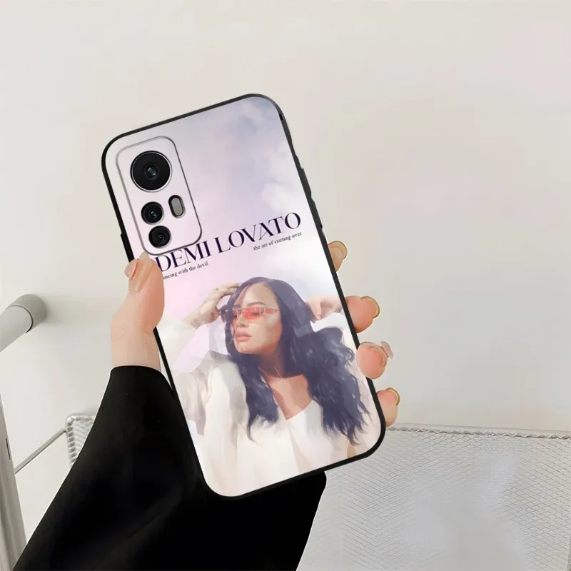 Funda de teléfono Demi Lovato para Xiaomi, 11, 13, 11T, 12, 10T, 10, TPro, 10 Pro Lite, Ulltra MIX4, CIVI, Coque negro