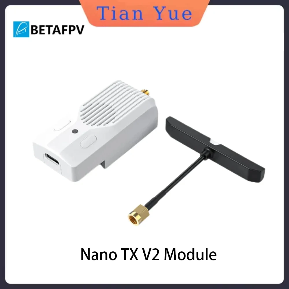 

Модуль BETAFPV Nano TX V2 ELRS — 2,4G/915 МГц/868 МГц, 1 Вт/2 Вт TCXO, охлаждающий вентилятор для FPV дронов