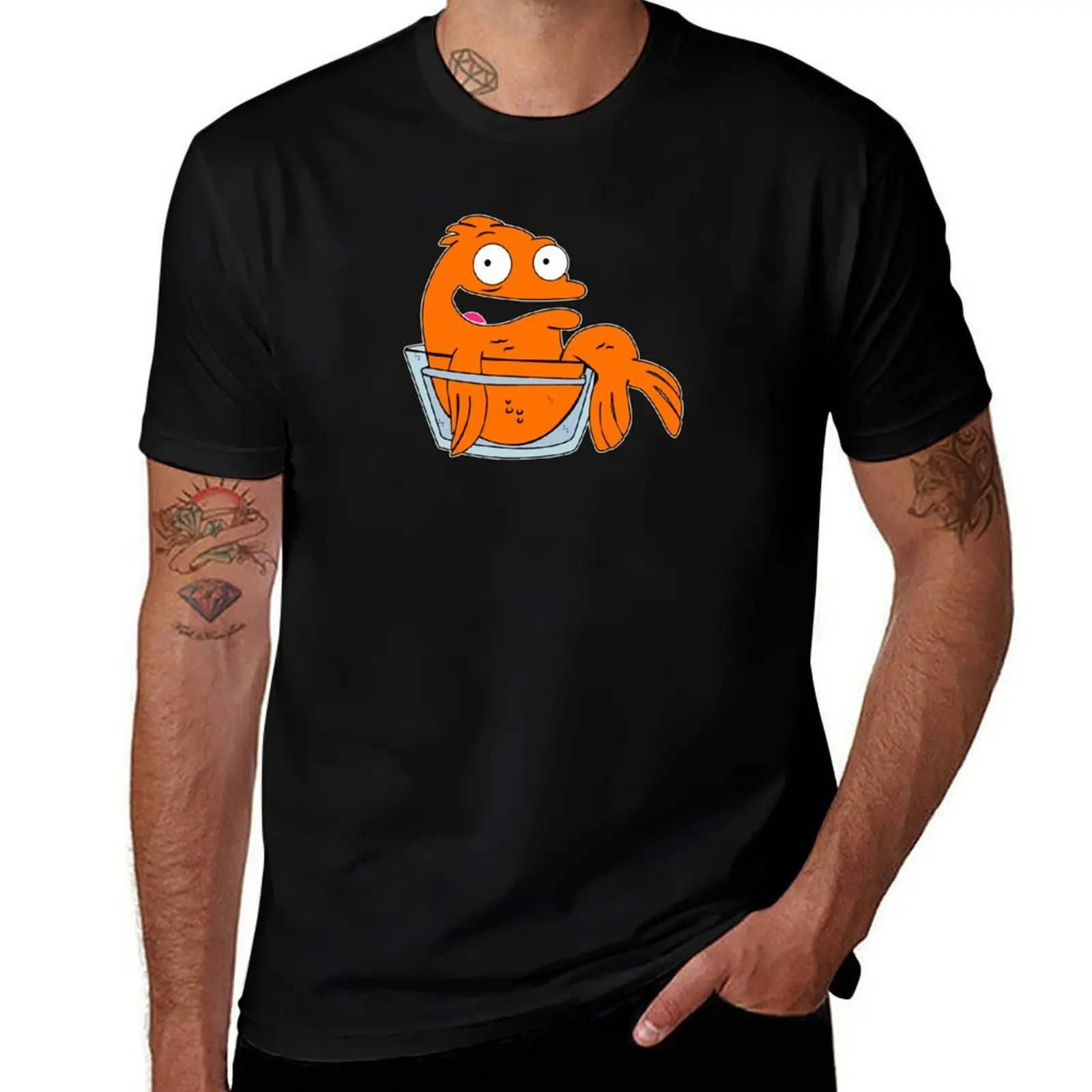 

Klaus the Alien Fish T-Shirt vintage clothes shirts graphic tees sports fans heavyweights t shirts for men cotton