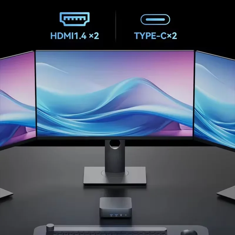 2025 انتل كور i9 8950HK كمبيوتر صغير محمول ويندوز 11 1 تيرا بايت 16 جيجابايت كمبيوتر ألعاب واي فاي 6 BT5.2 إنتل N5095A كمبيوتر مكتبي