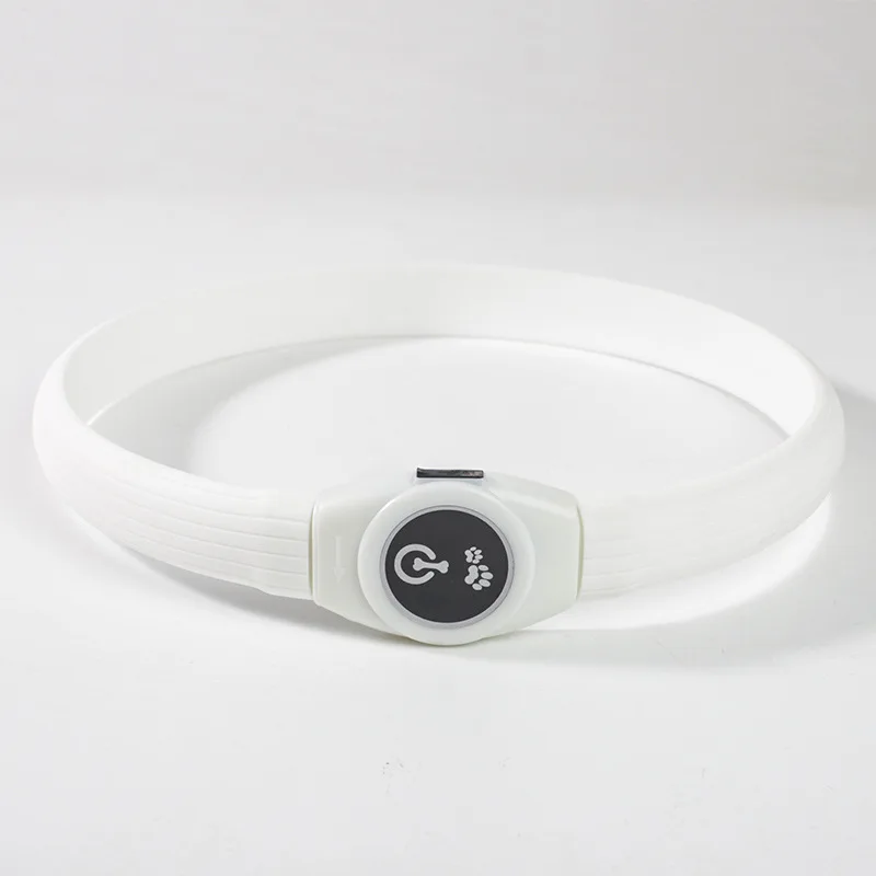 New Led Luminous Dog Collar PVC Waterproof , For Large Medium Small Dogs Collar Usb Light Night Safety Pet Glowing Accessories