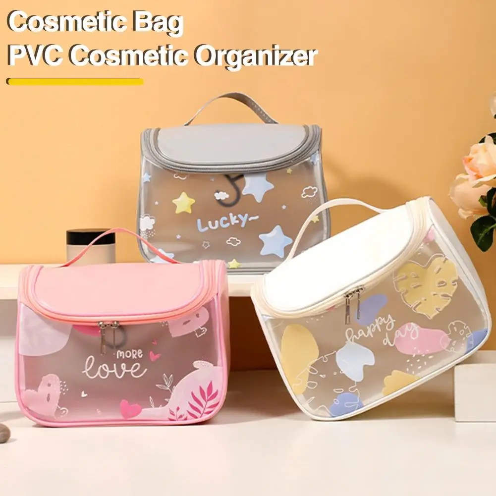 

Cosmetic Bag Waterproof Portable Travel Storage Toiletry Organize Transparent Toiletry Organizer Bag Female Make Up Case