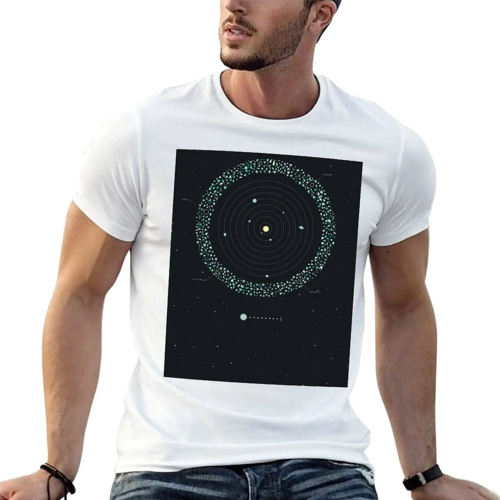 Camiseta The Kuiper Belt, camiseta de algodón para hombre, camisetas gráficas para hombre, camiseta