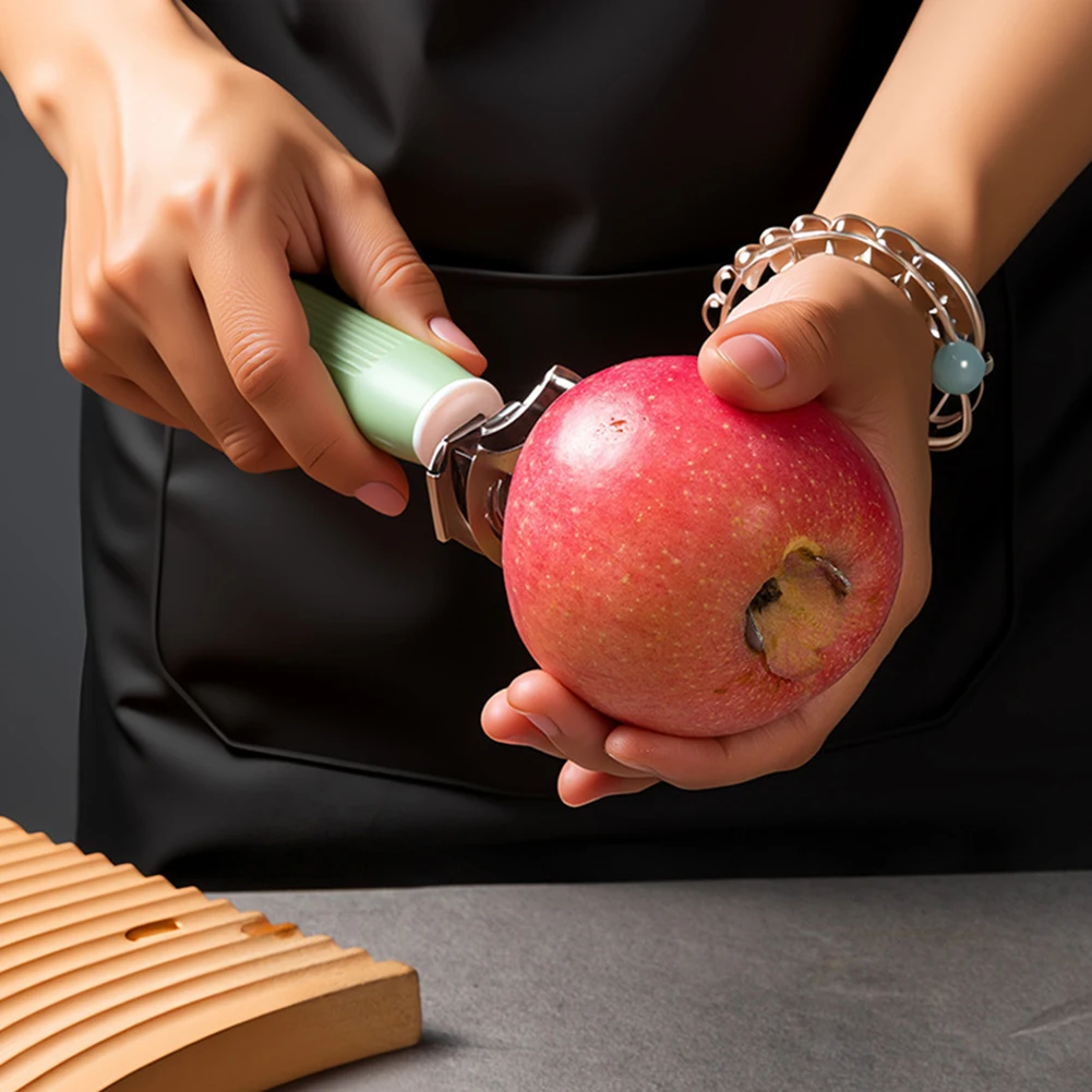 Core Remover Set Adjustable Fruit Pitter Easy To Clean Design Efficient Core Removal Ergonomic Handle Culinary Tasks