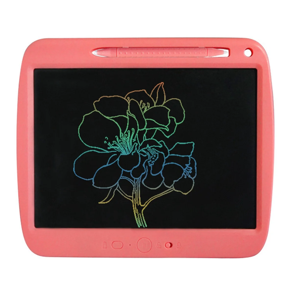 Rechargeable LCD Writing Tablet for Kids, 9 Inch Colorful Doodle Board, Erasable Drawing Tablet Drawing