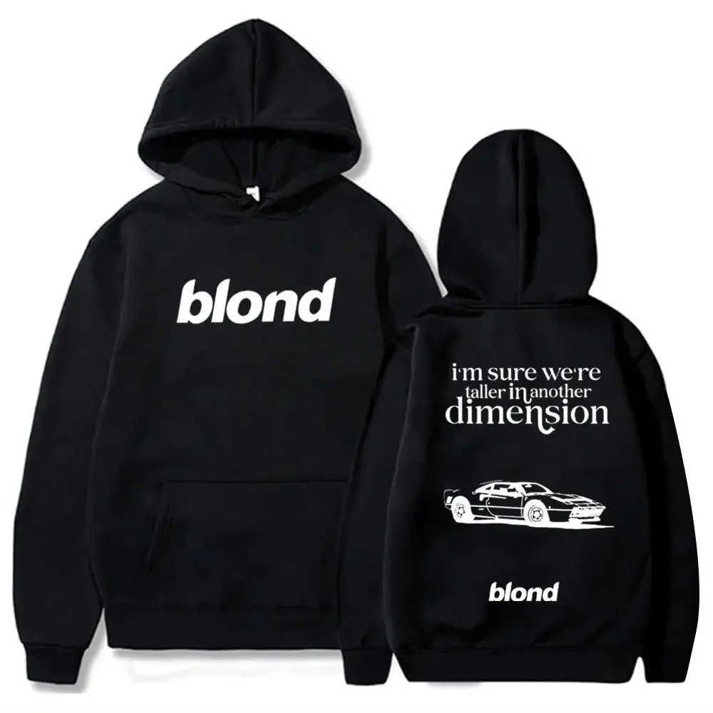 Frank Ocean Blonde Album Women Hoodie Frank Ocean White Ferrari Music Ladies Harajuku Long Sleeve Sweatshirt Unisex Hoodie