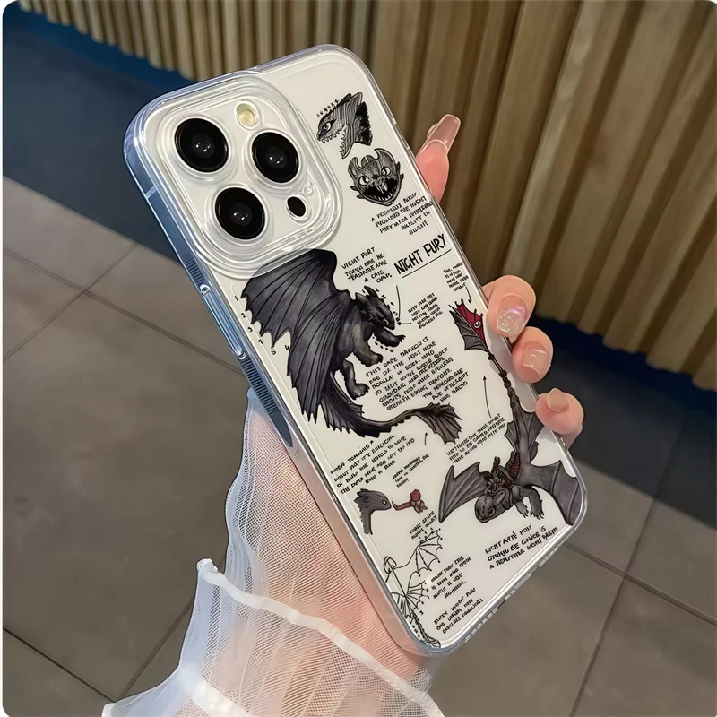 วิธีการรถไฟมังกรของคุณสําหรับiPhone 17 Air 16 15 Pro Max 14 11 12 13 Mini XR 16Eน่ารักฝาครอบซิลิโคนโปร่งใส