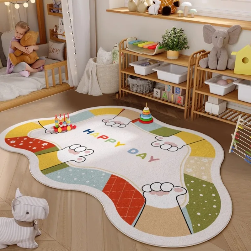 Special-shaped Childlike Bedroom Room Carpet Cute Living Room Reading Area Mat Leisure Area Study Room Plush Rug Alfombra 주방 카펫