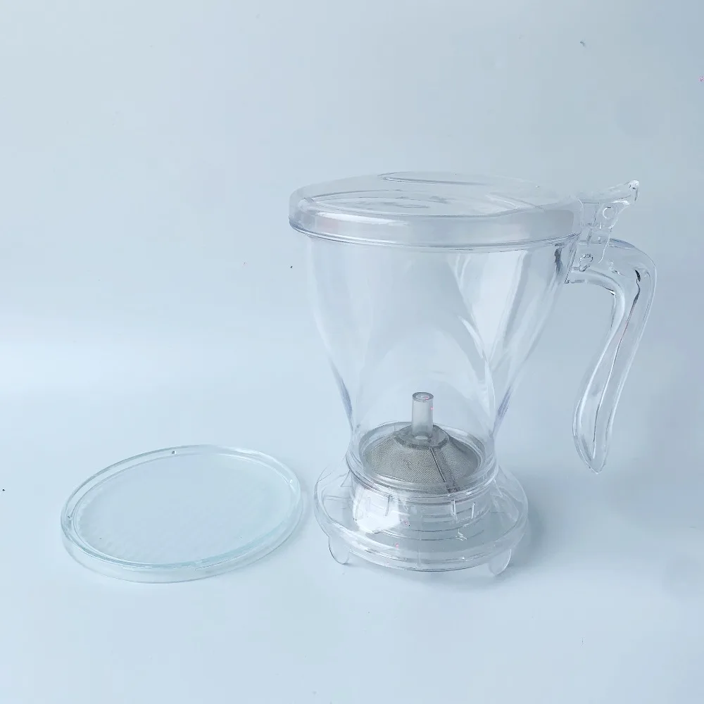 

Универсальный кофейник-дриппер на 600 мл с подставкой, прозрачный фильтр-кружка для заваривания кофе, для использования на улице