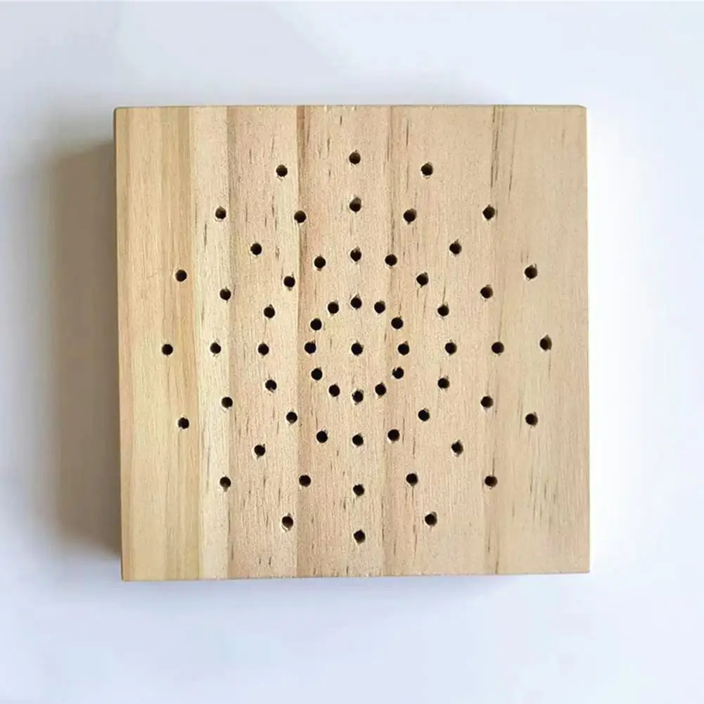 High Stability  Fashion Wooden Pottery Clay Base Plug Board Compact Clay Base Solid   for Playing