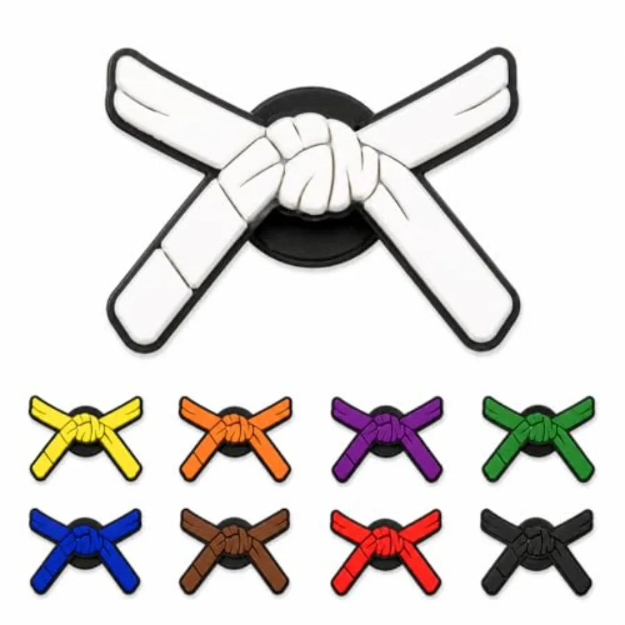 

Taekwondo belt color shoe charm - Choose 1 belt color