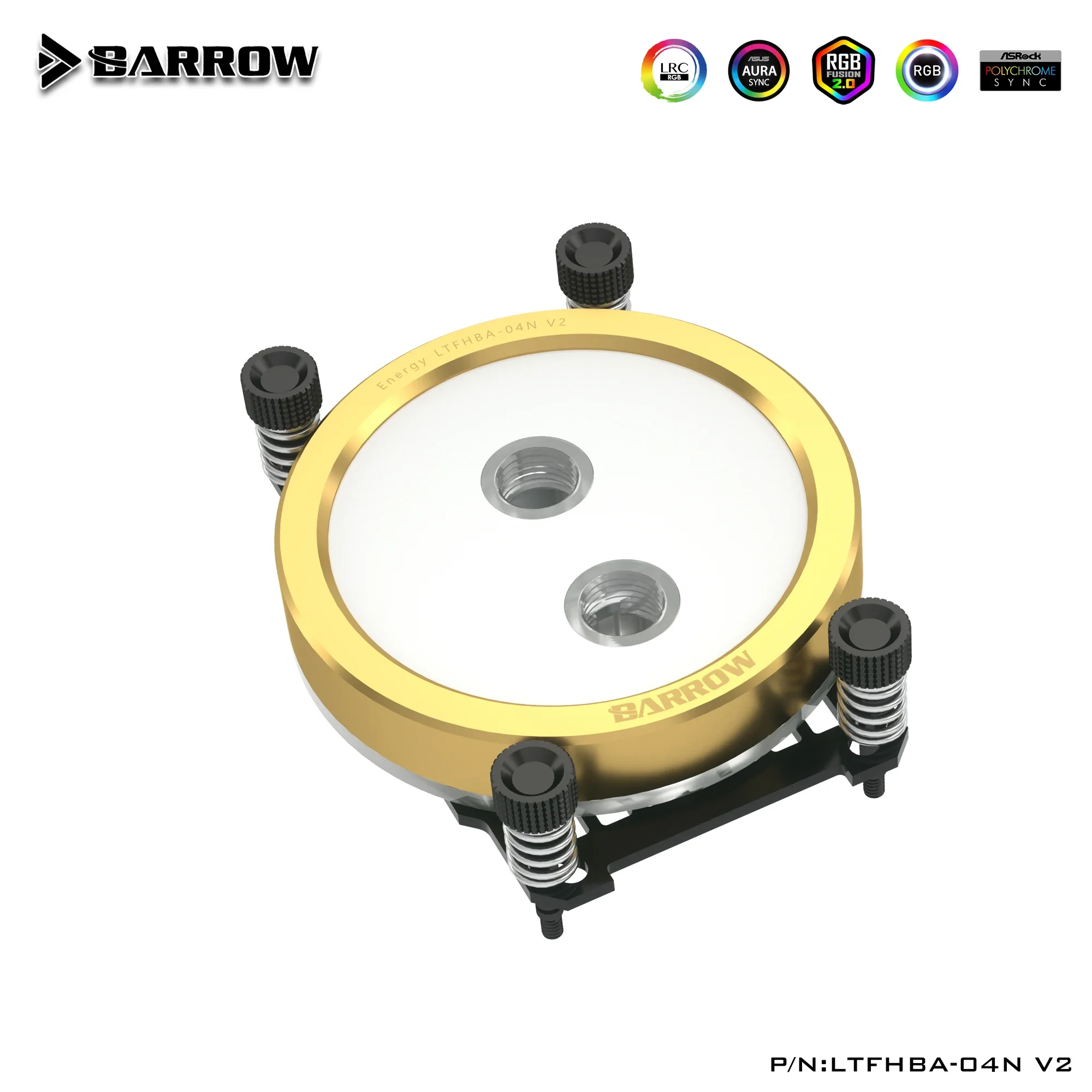 

Barrow CPU Water Block for Intel LGA115X 1200 1700 /X99 X299 AMD AM5 AM4 AM3 5V 3PIN ARGB Lighting Motherboard AURA SYNC