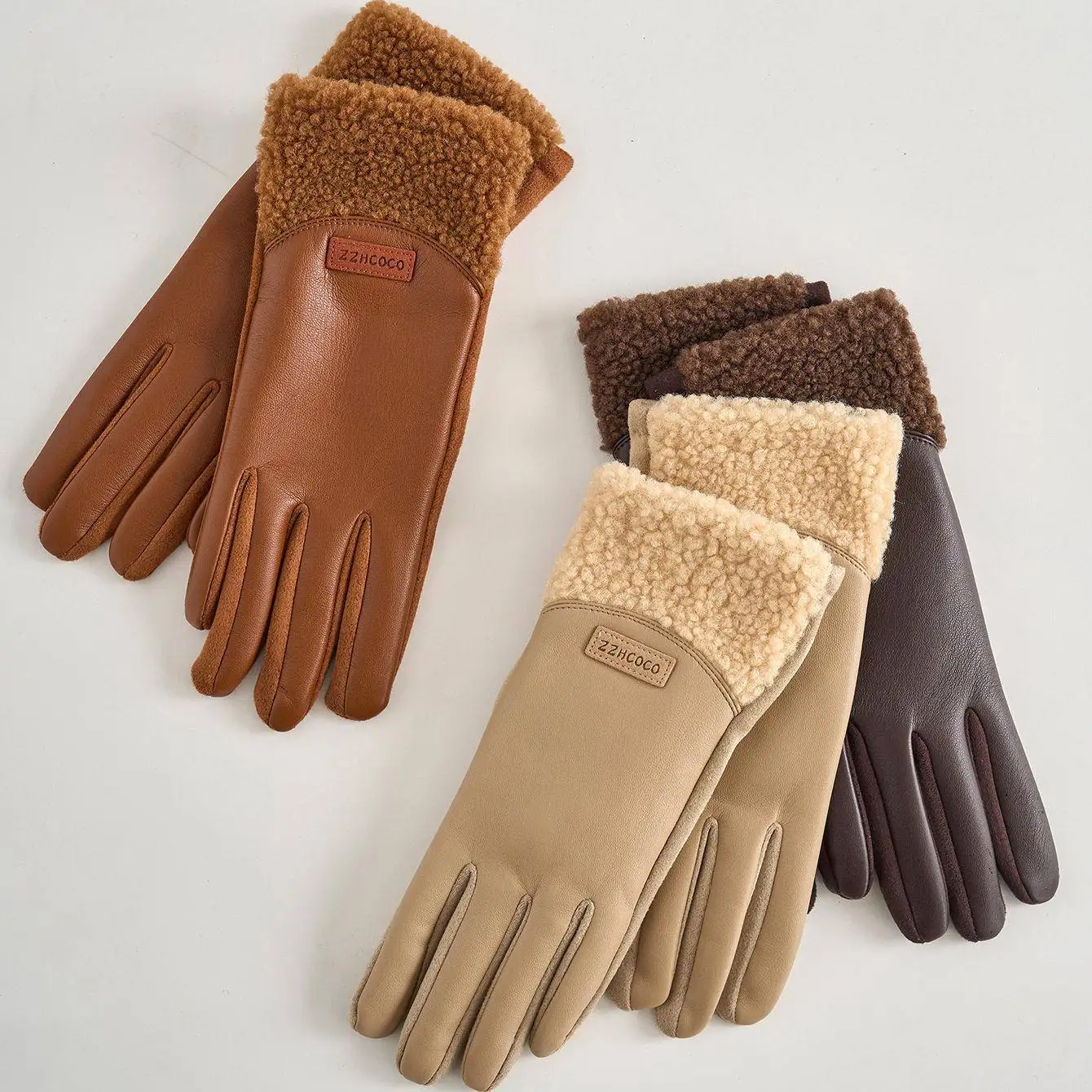 luvas-de-inverno-femininas-em-suede-pu-com-forro-de-fleece-espesso-resistentes-ao-frio-confortaveis-e-macias-para-ciclismo